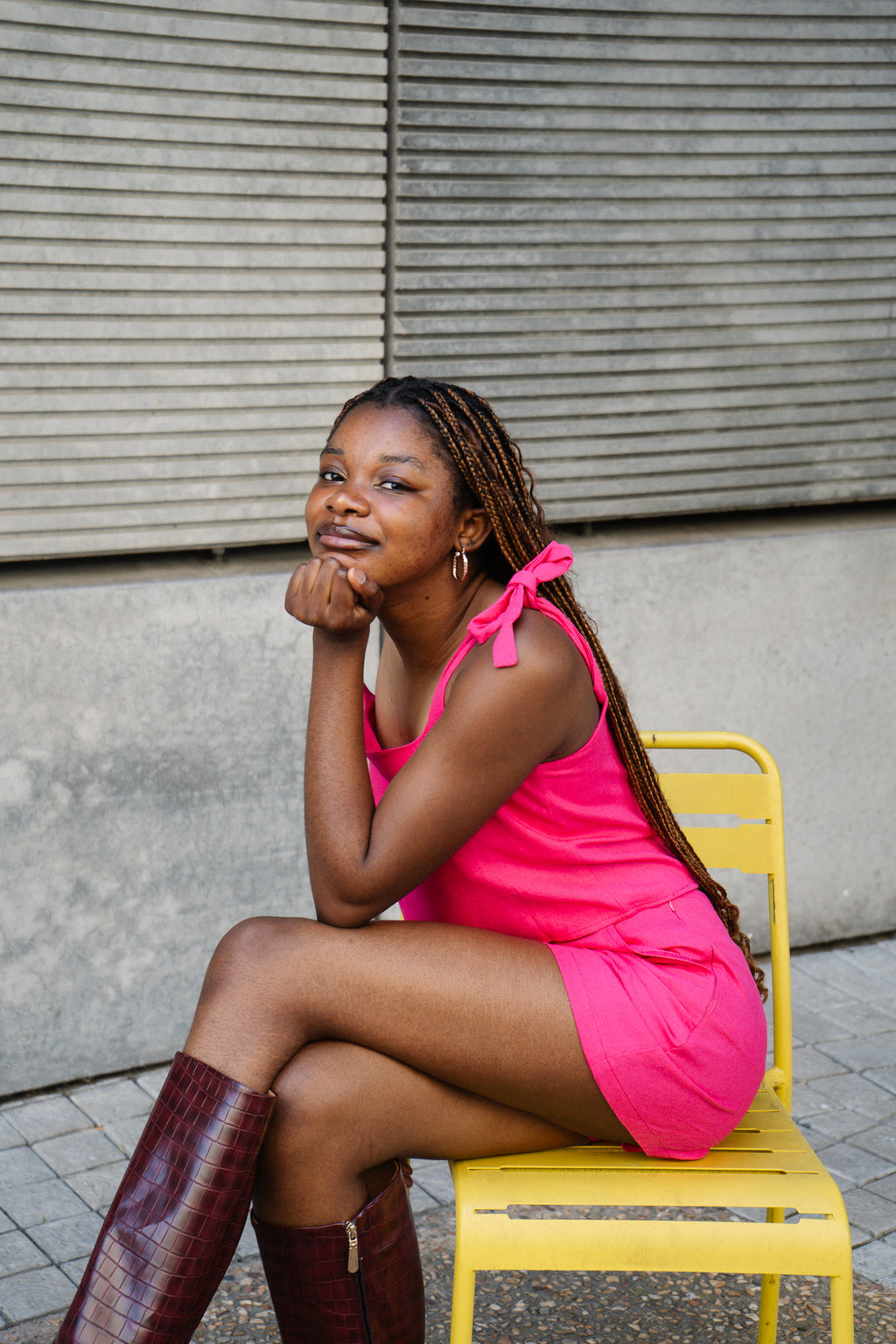 Safari Crop Top • Light Pink