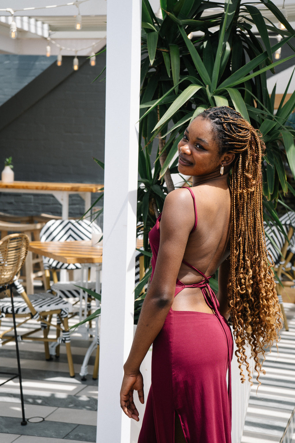 Laini Dress • Bordeaux