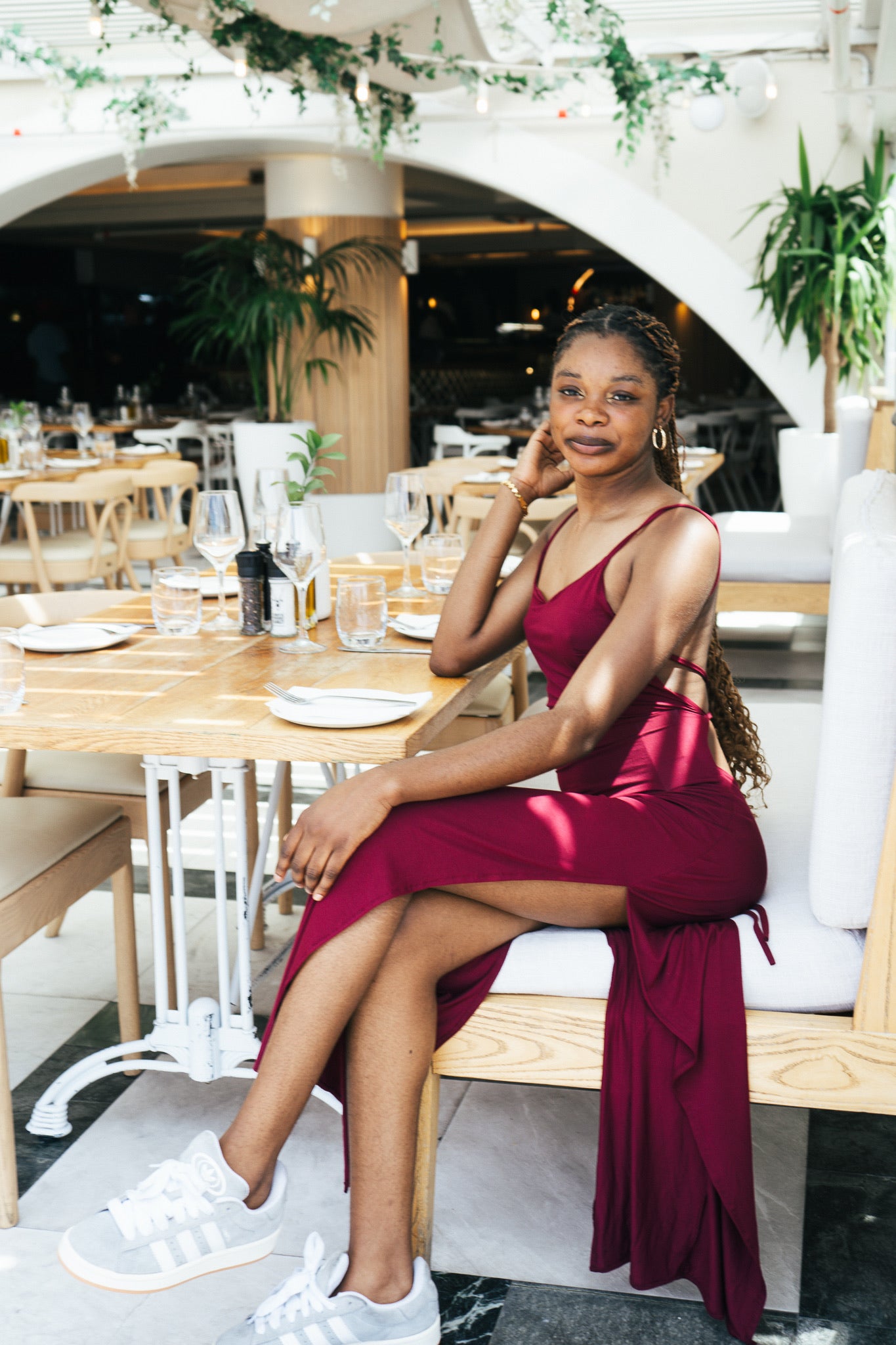 Laini Dress • Bordeaux