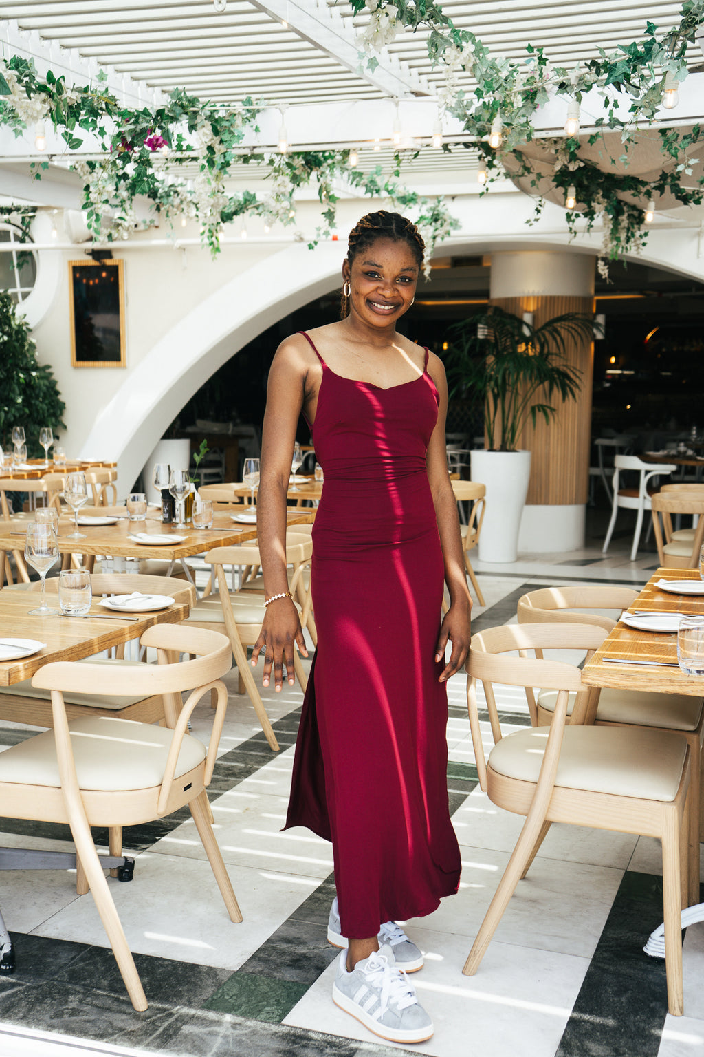 Laini Dress • Bordeaux