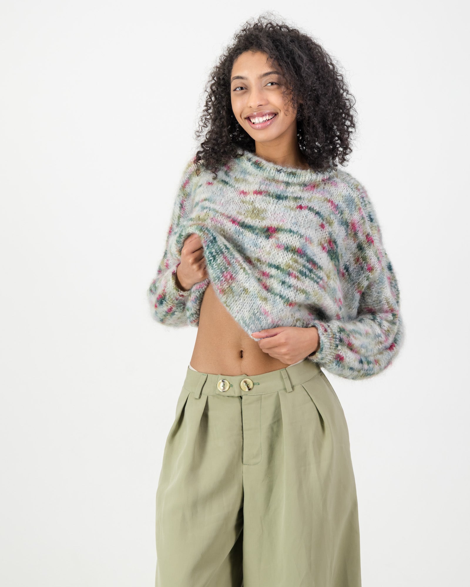 Mohair Knit • Green