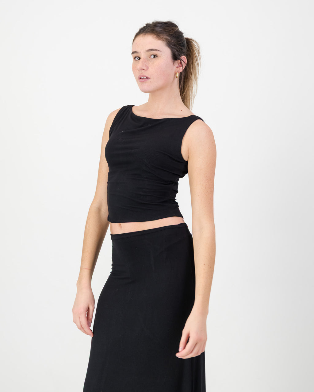 Elani Top • Knitted Black
