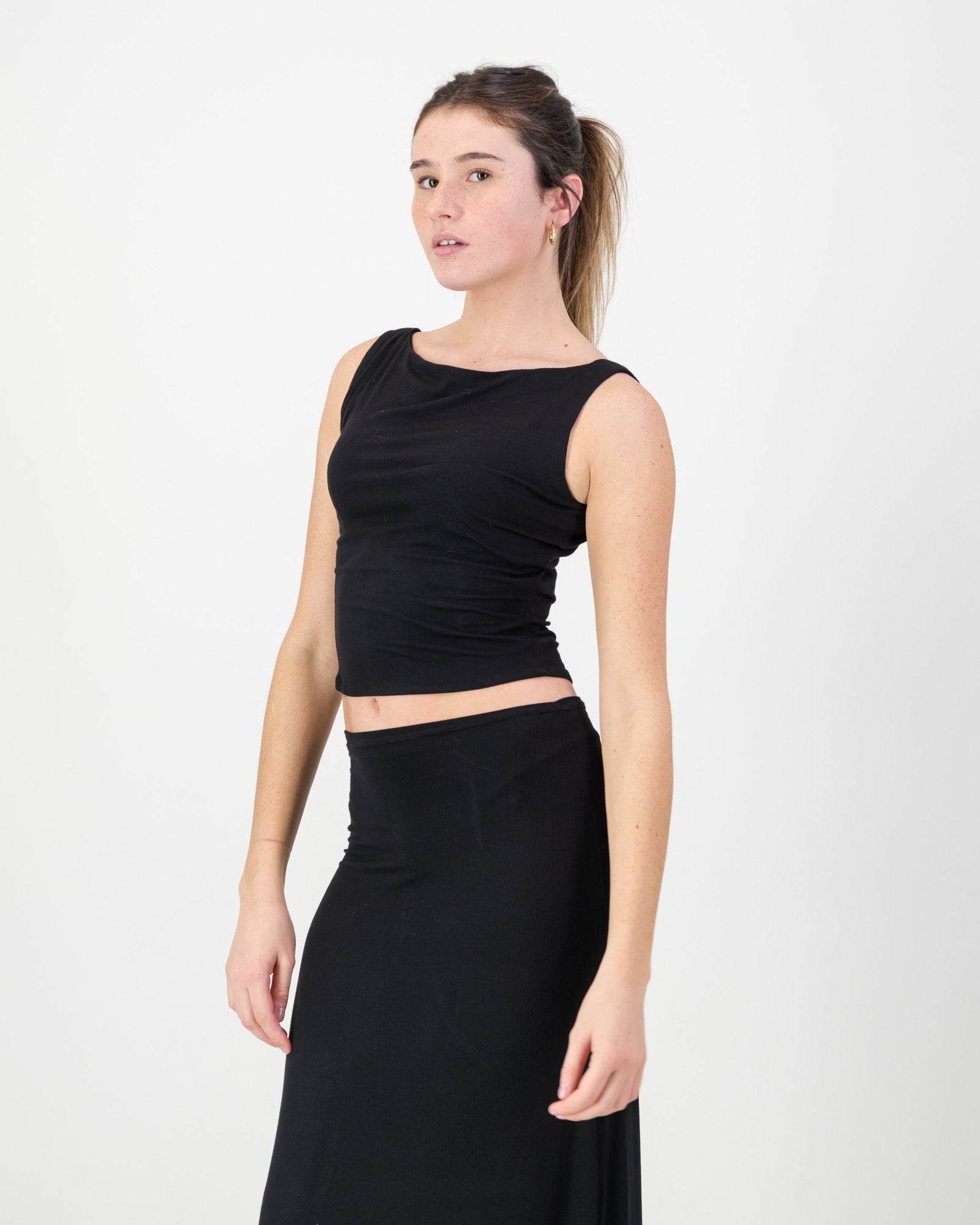 Elani Top • Knitted Black