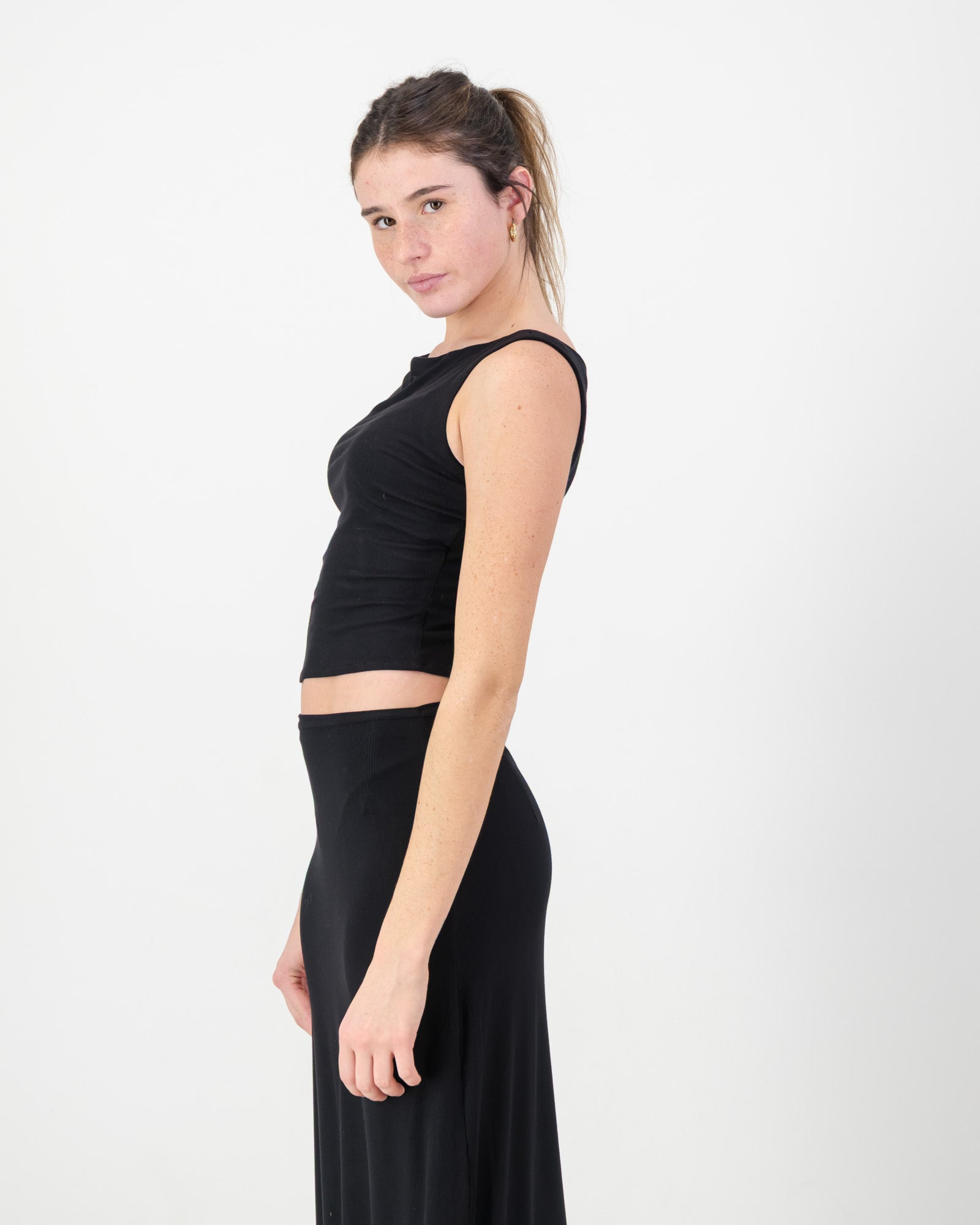 Elani Top • Knitted Black