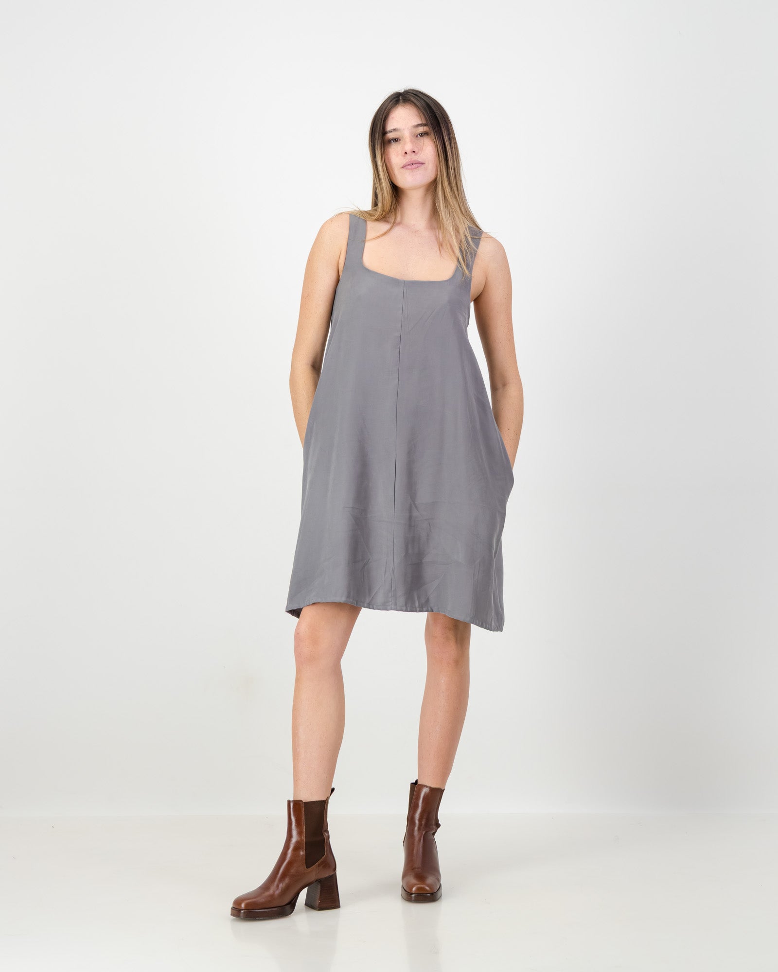 Lulu Dress Mini • Grey