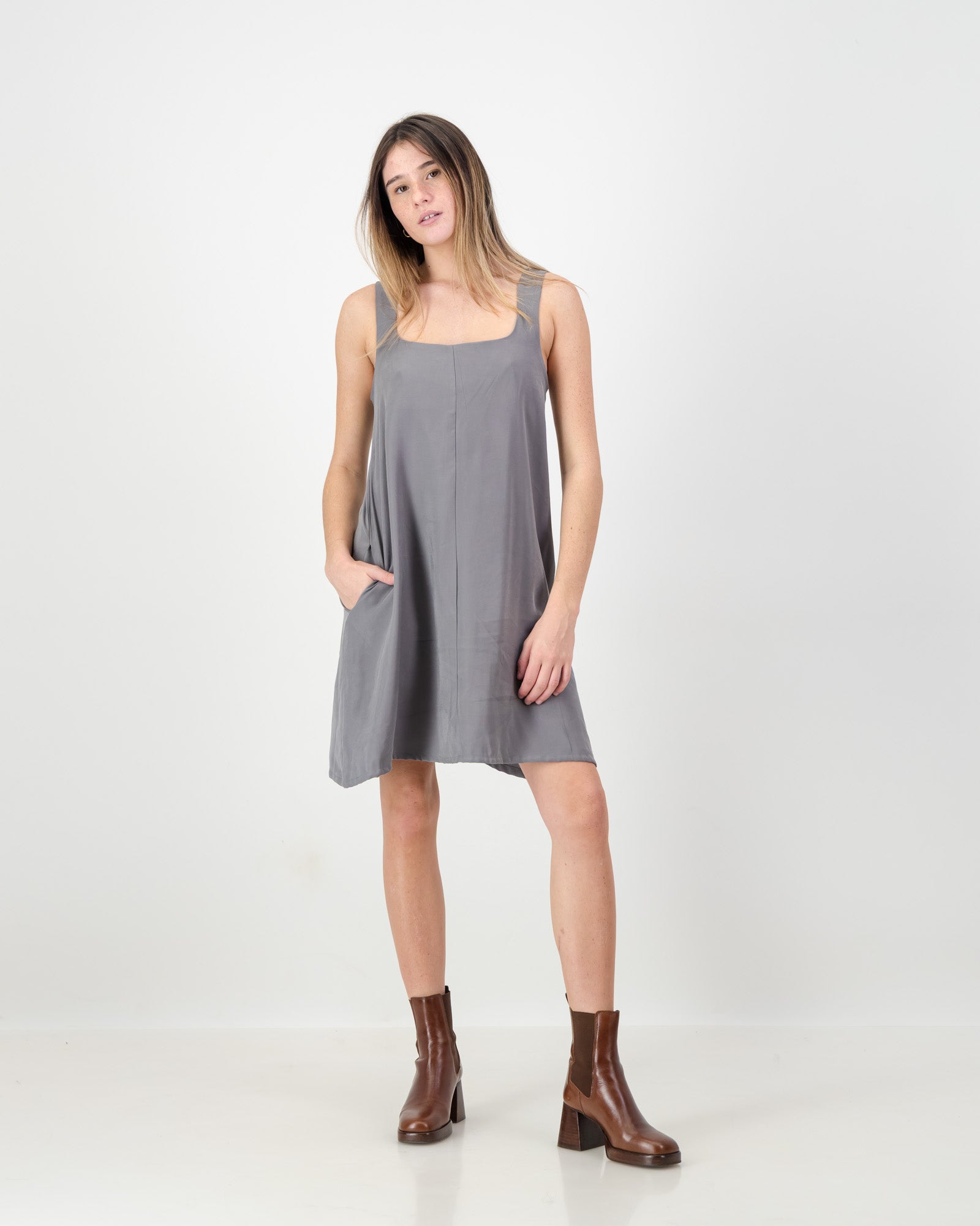 Lulu Dress Mini • Grey