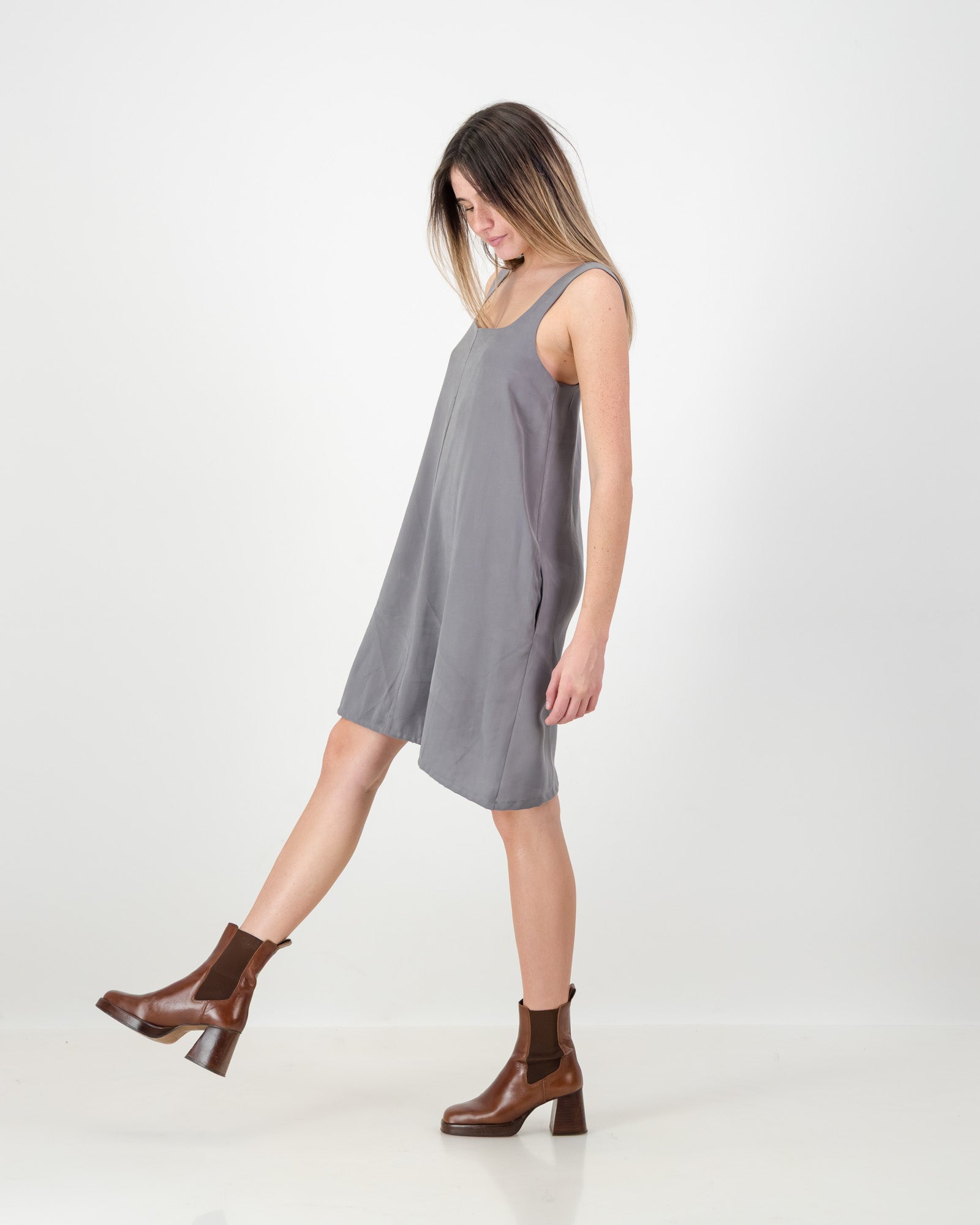 Lulu Dress Mini • Grey