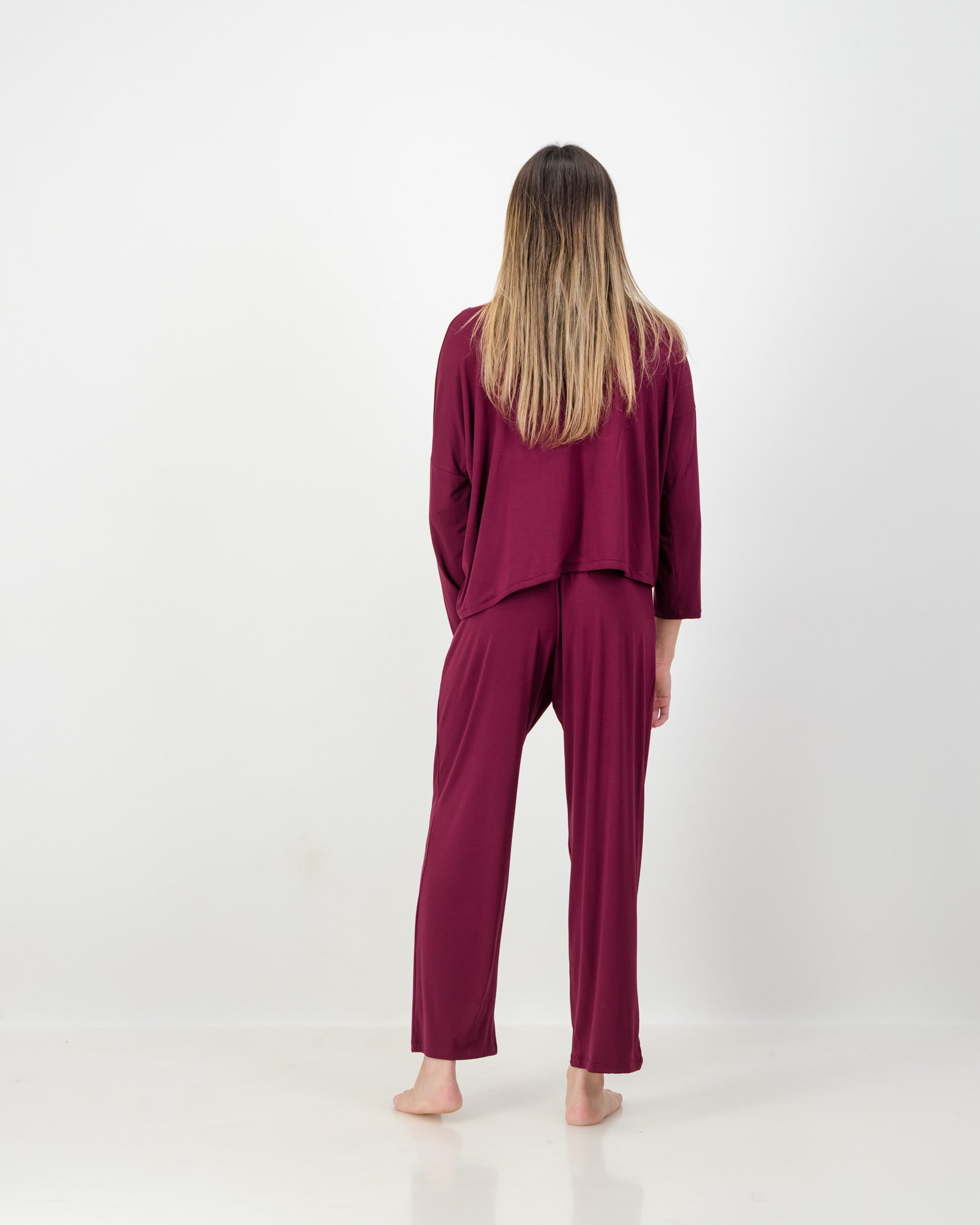 Pyjamas Top • Bordeaux