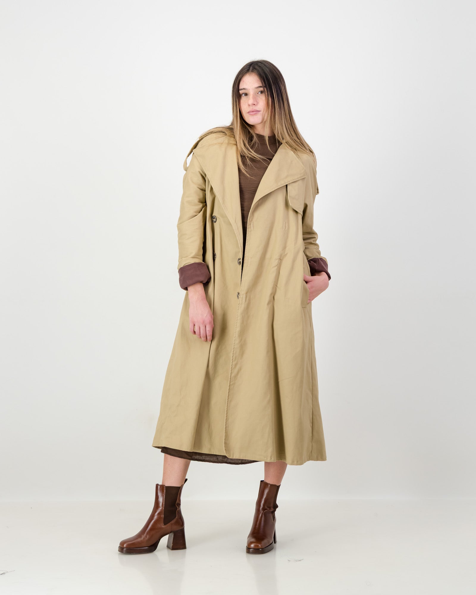 Amani Trench • Beige