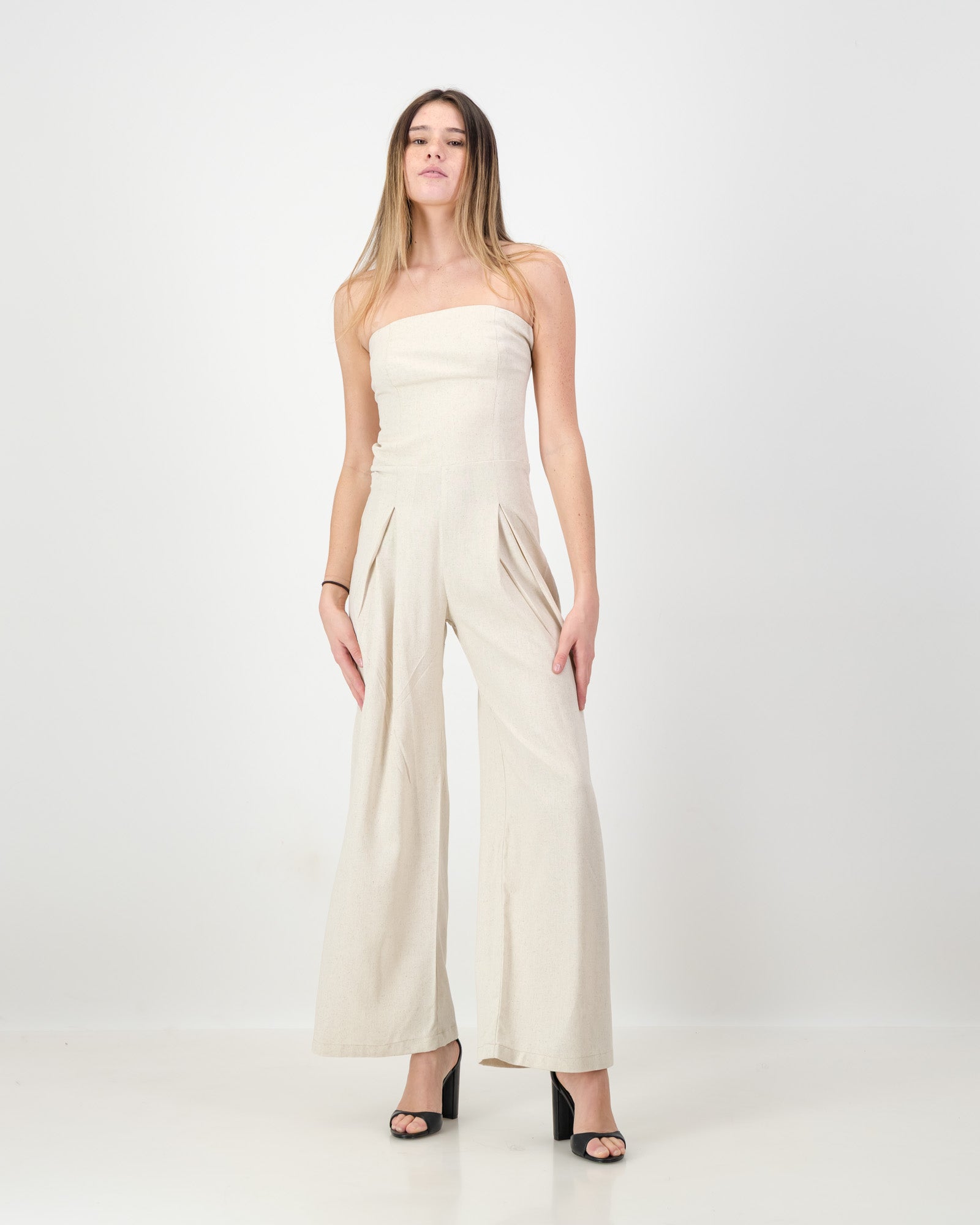 Camille Jumpsuit • Beige