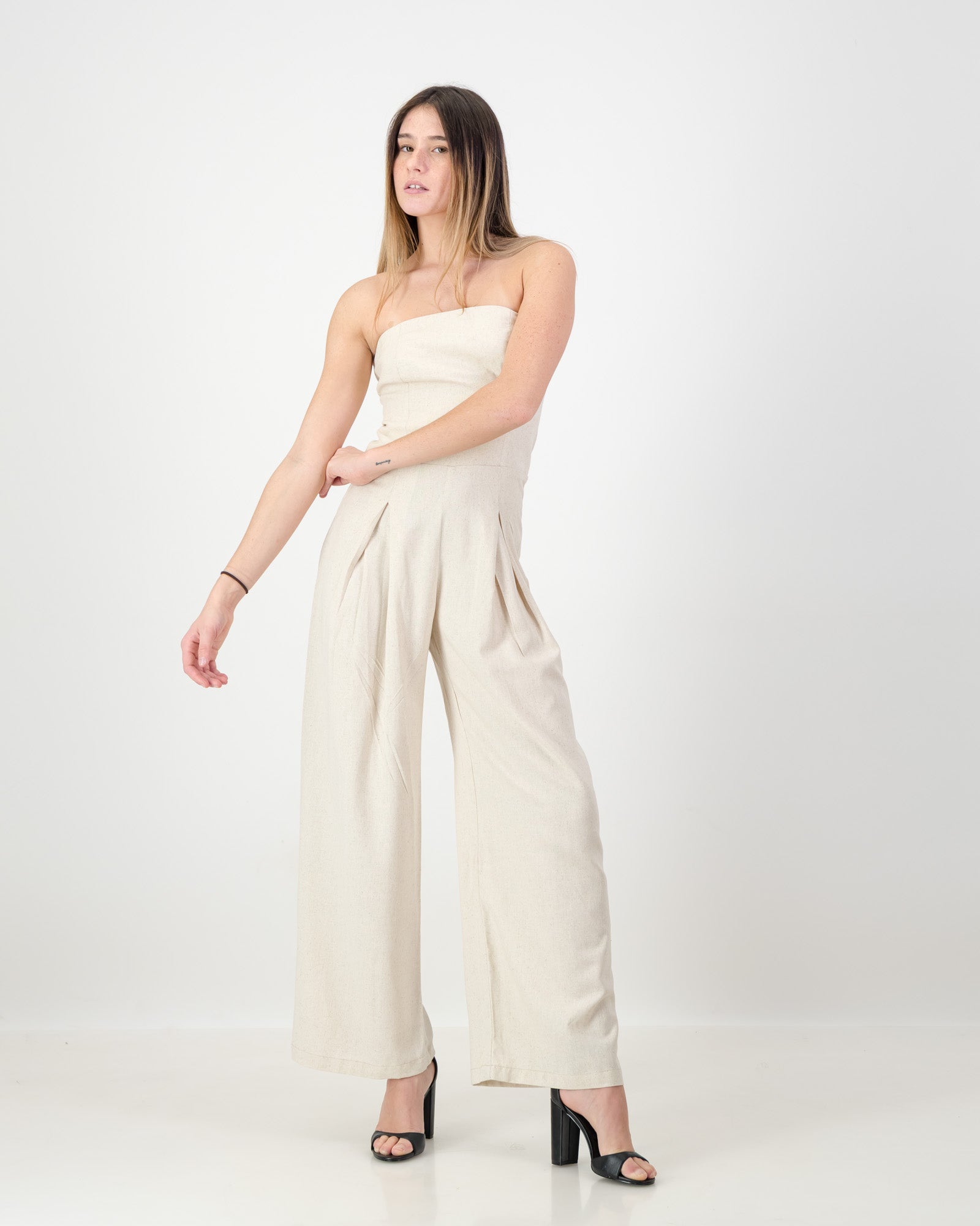 Camille Jumpsuit • Beige
