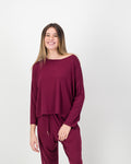 Pyjamas Top • Bordeaux