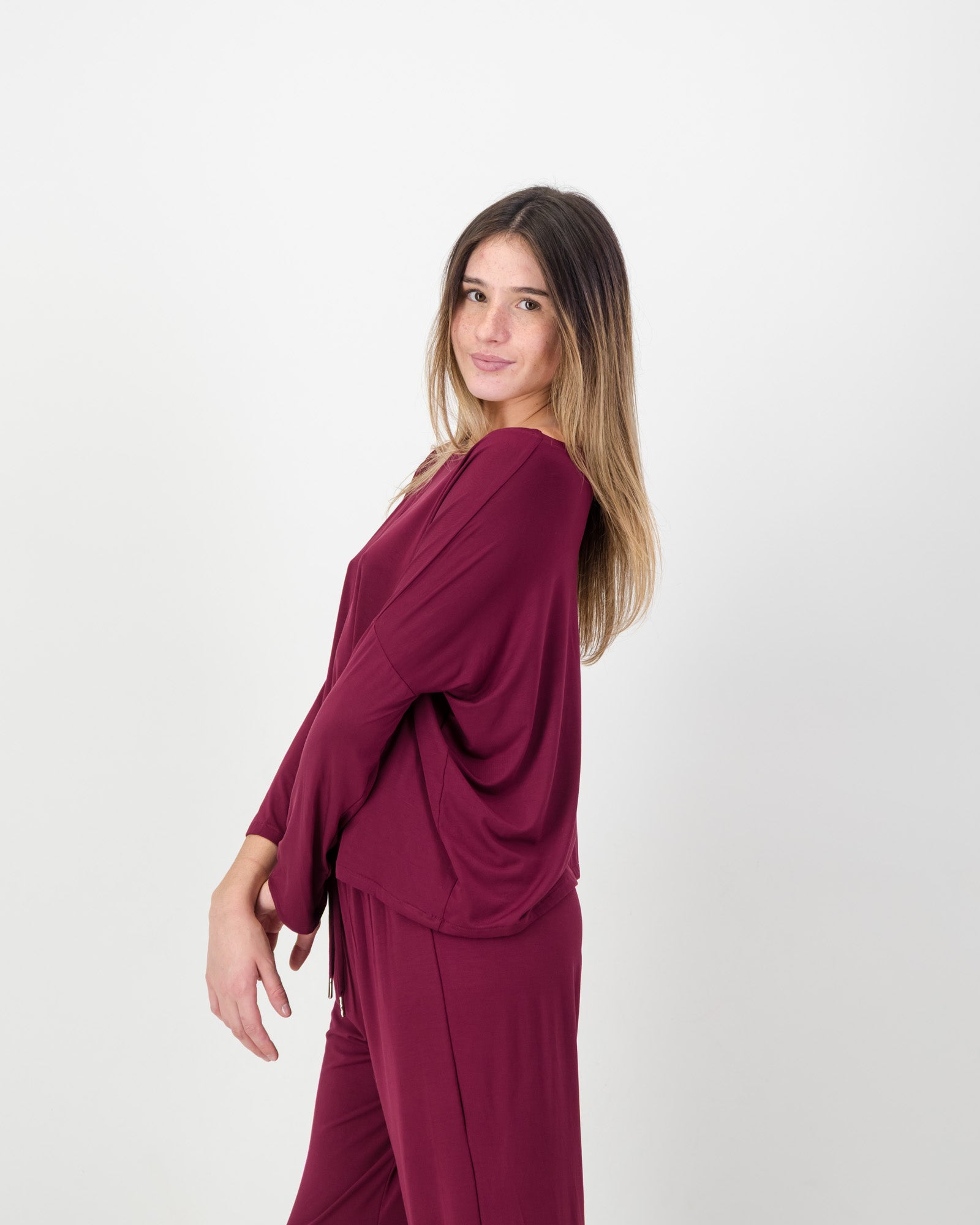 Pyjamas Top • Bordeaux