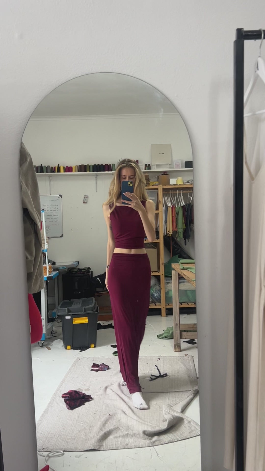 Elani  Top• Bordeaux