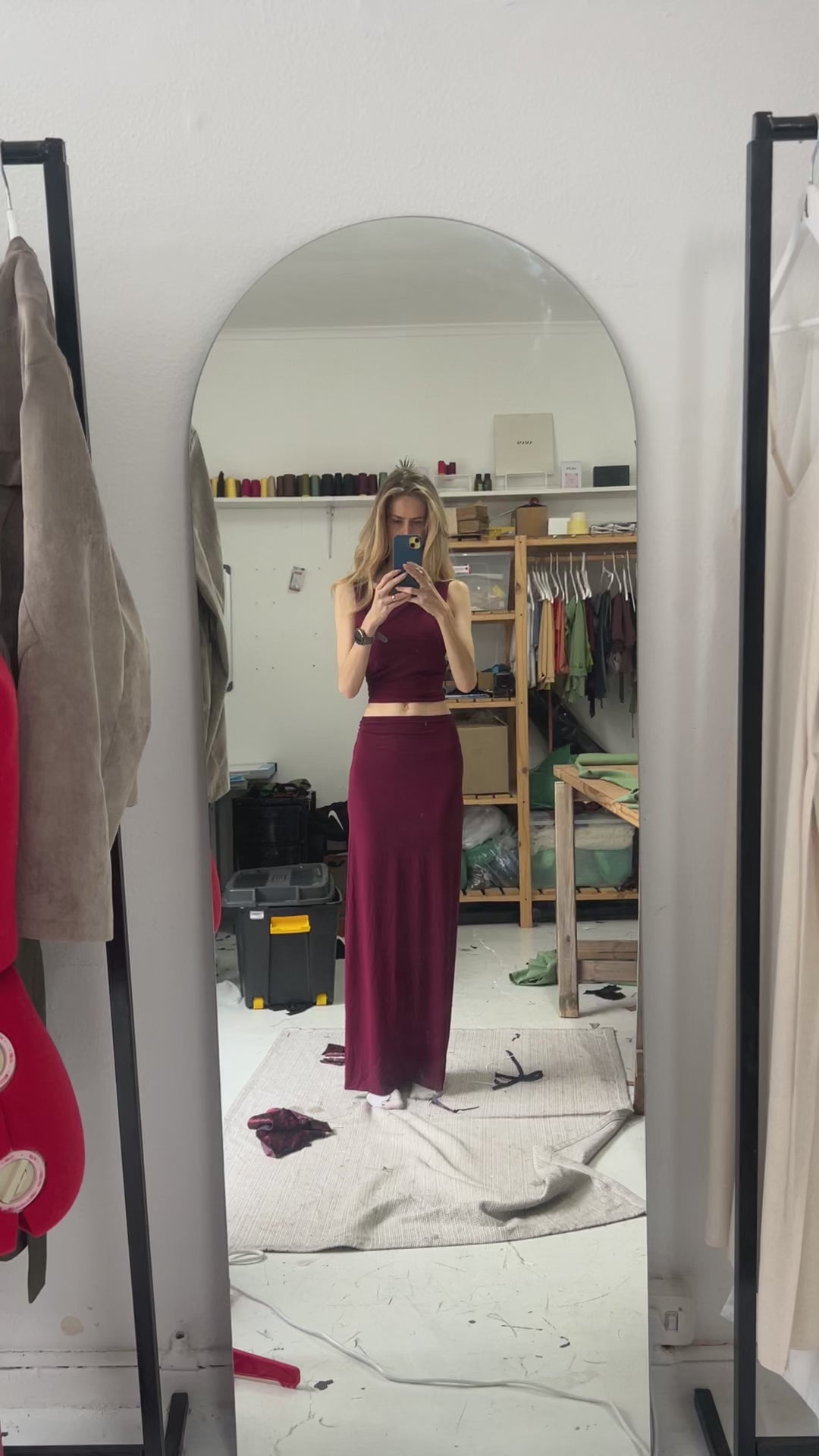 Elani Skirt • Bordeaux