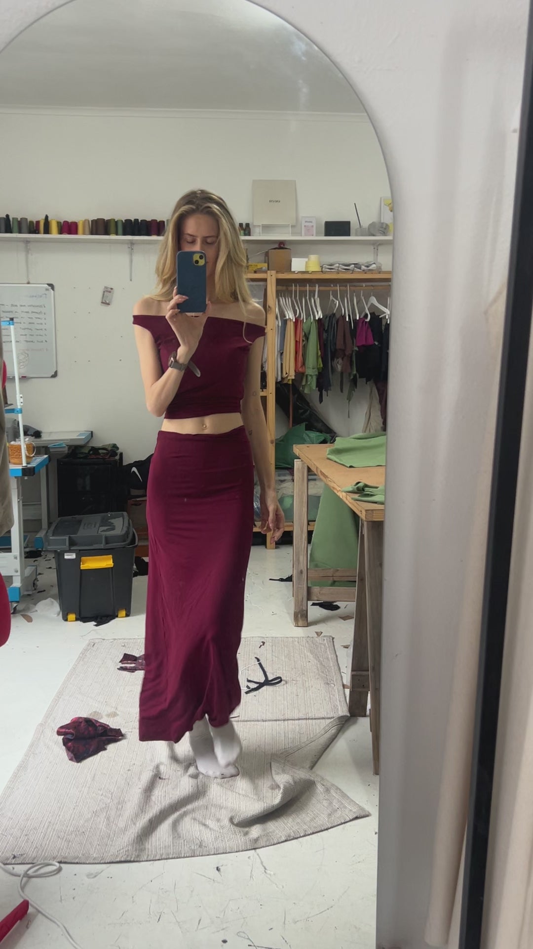 Elani  Top• Bordeaux