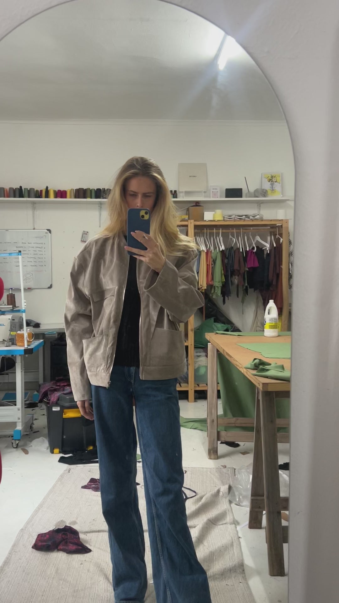 Kali Bomber • Beige