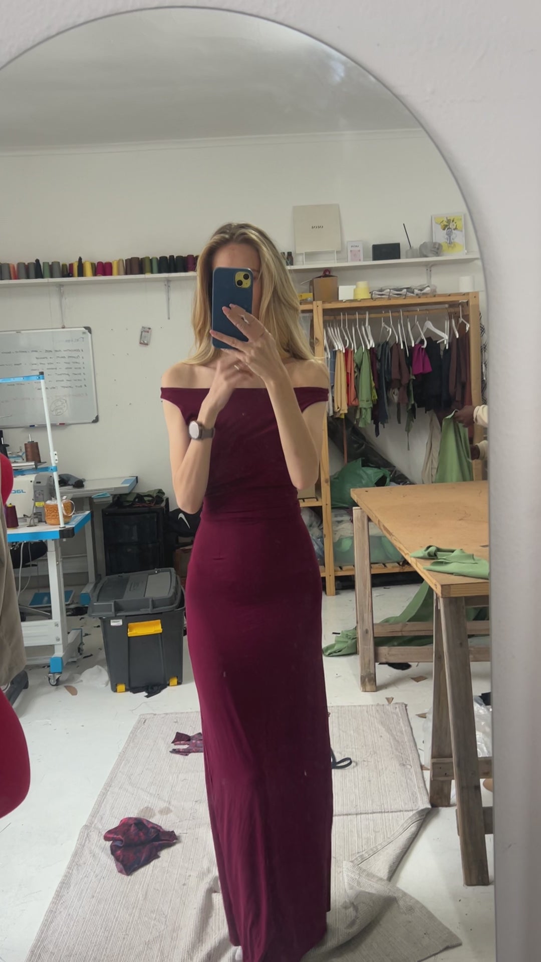 Elani Skirt • Bordeaux