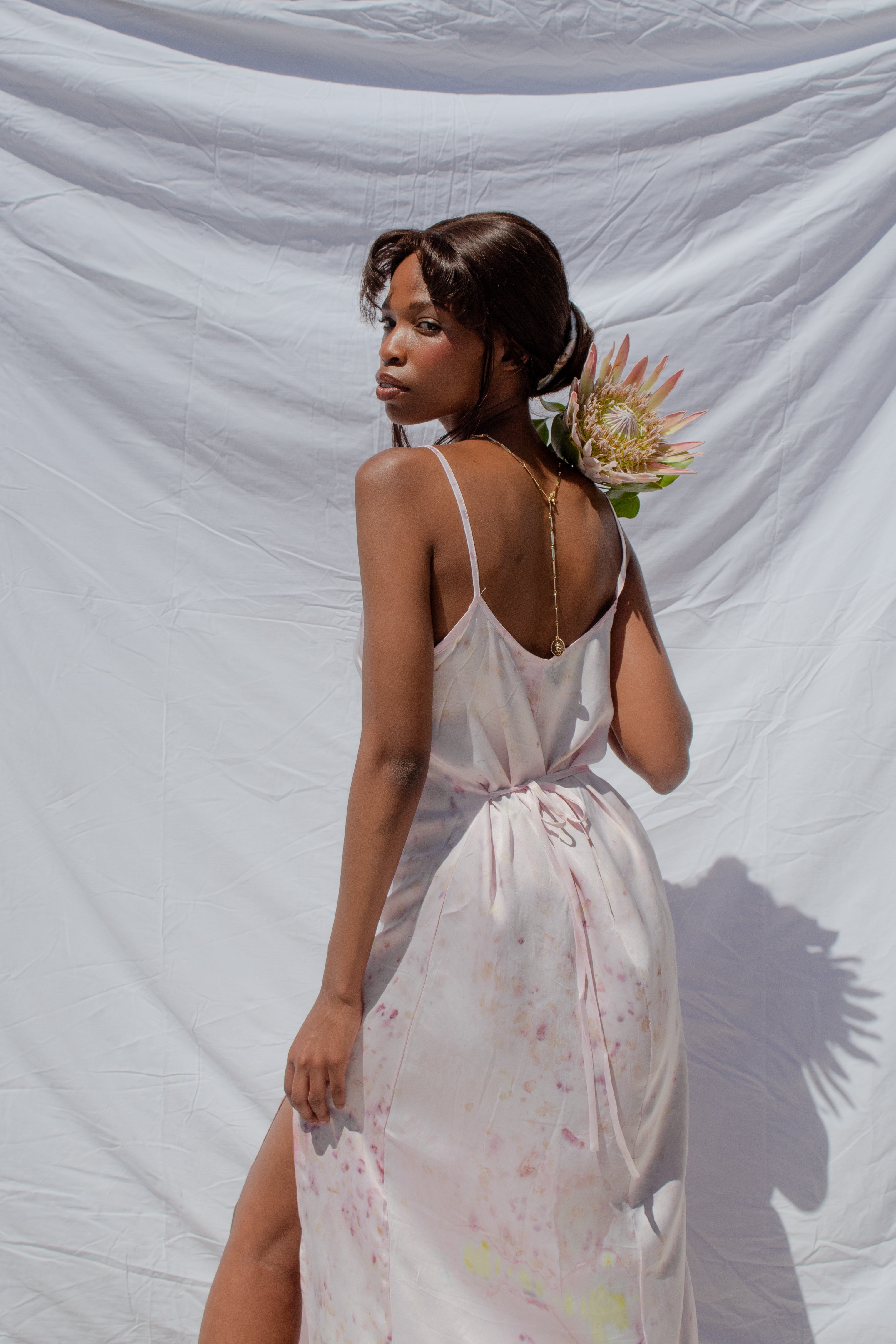 Eco-printed Dress - Long